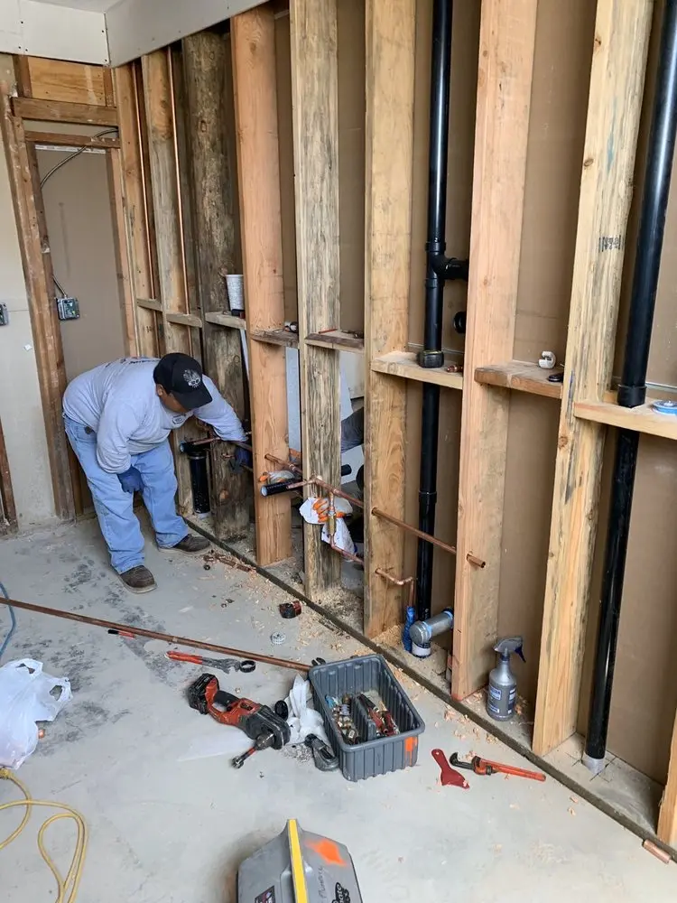 Commercial rough-in plumbing for Water Heater Replacement in Glenvar Heights